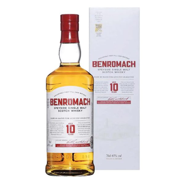 Benromach 10 Ans – 43% - Vins Rouges Harmonieux pour Chaque Occasion