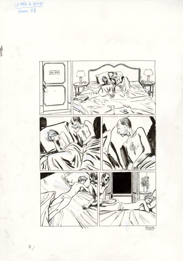 BLUTCH – La mer à boire – planche originale page 39 - Vins Rouges Harmonieux pour Chaque Occasion