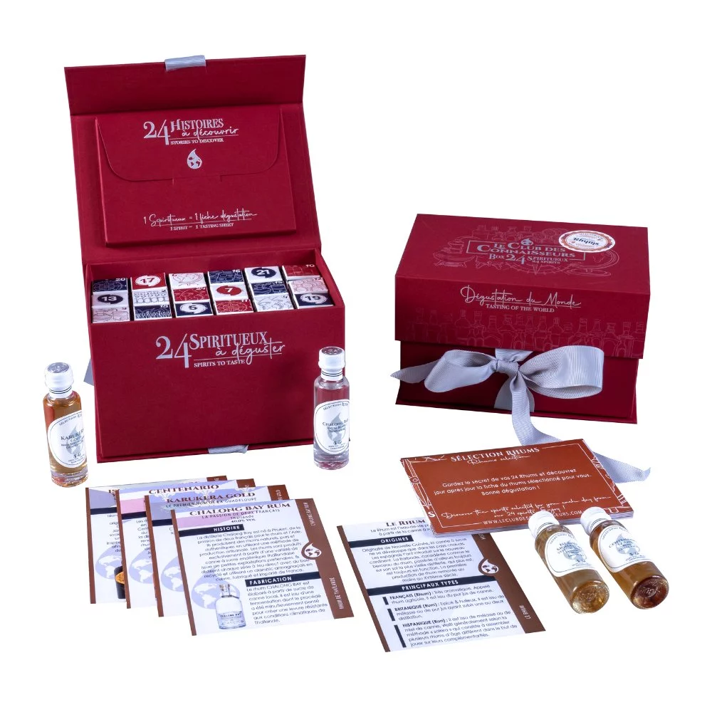 Calendrier de l’Avent Rhum Edition 2024 – 24 x 20ml - Vins Rouges Harmonieux pour Chaque Occasion Calendrier de l’Avent Rhum Edition 2024 – 24 x 20ml - Vins Rouges Harmonieux pour Chaque Occasion