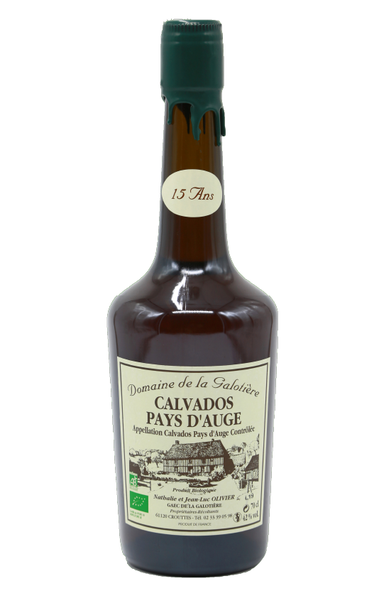 Calvados Pays-d’Auge 15 ans Biologique 70cl - Vins Rouges Harmonieux pour Chaque Occasion Calvados Pays-d’Auge 15 ans Biologique 70cl - Vins Rouges Harmonieux pour Chaque Occasion