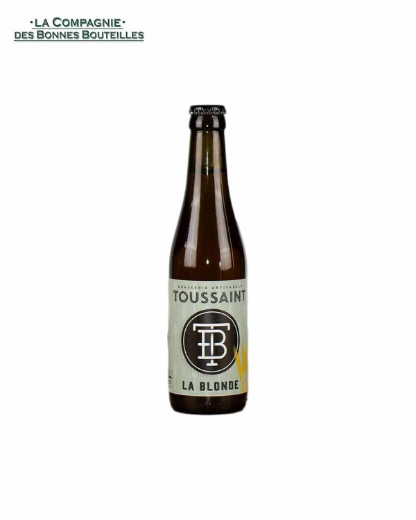 Bière Brasserie Toussaint - La Blonde 33cl - Vins Rouges Harmonieux pour Chaque Occasion