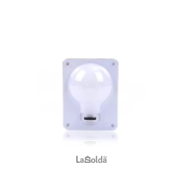 Applique LED multifonctionnelle – Éclairage de secours 8×10,5 cm - Vins Rouges Harmonieux pour Chaque Occasion