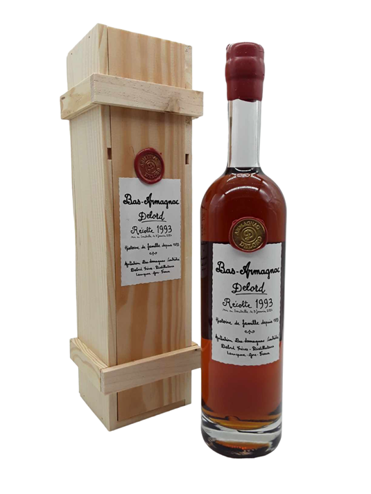 Armagnac Delord AOP Bas-Armagnac Récolte 1993 40% - Vins Rouges Harmonieux pour Chaque Occasion
