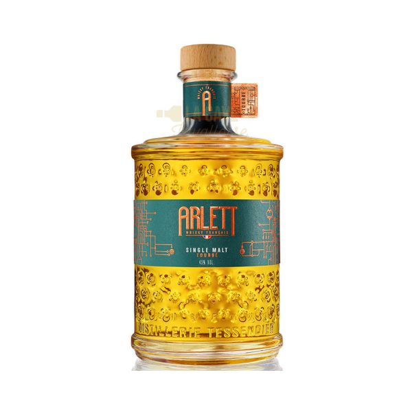 Arlett Tourbé Single Malt Whisky 43° – 70cl - Vins Rouges Harmonieux pour Chaque Occasion
