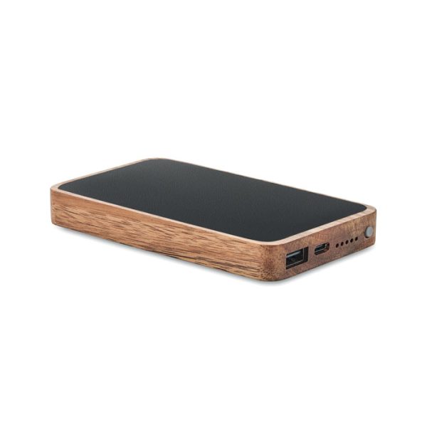 Batterie externe 4000mAh avec chargeur sans fil 15W - Vins Rouges Harmonieux pour Chaque Occasion