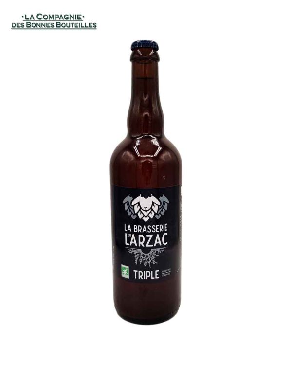 Bière Brasserie du Larzac triple VP 75cl - Vins Rouges Harmonieux pour Chaque Occasion