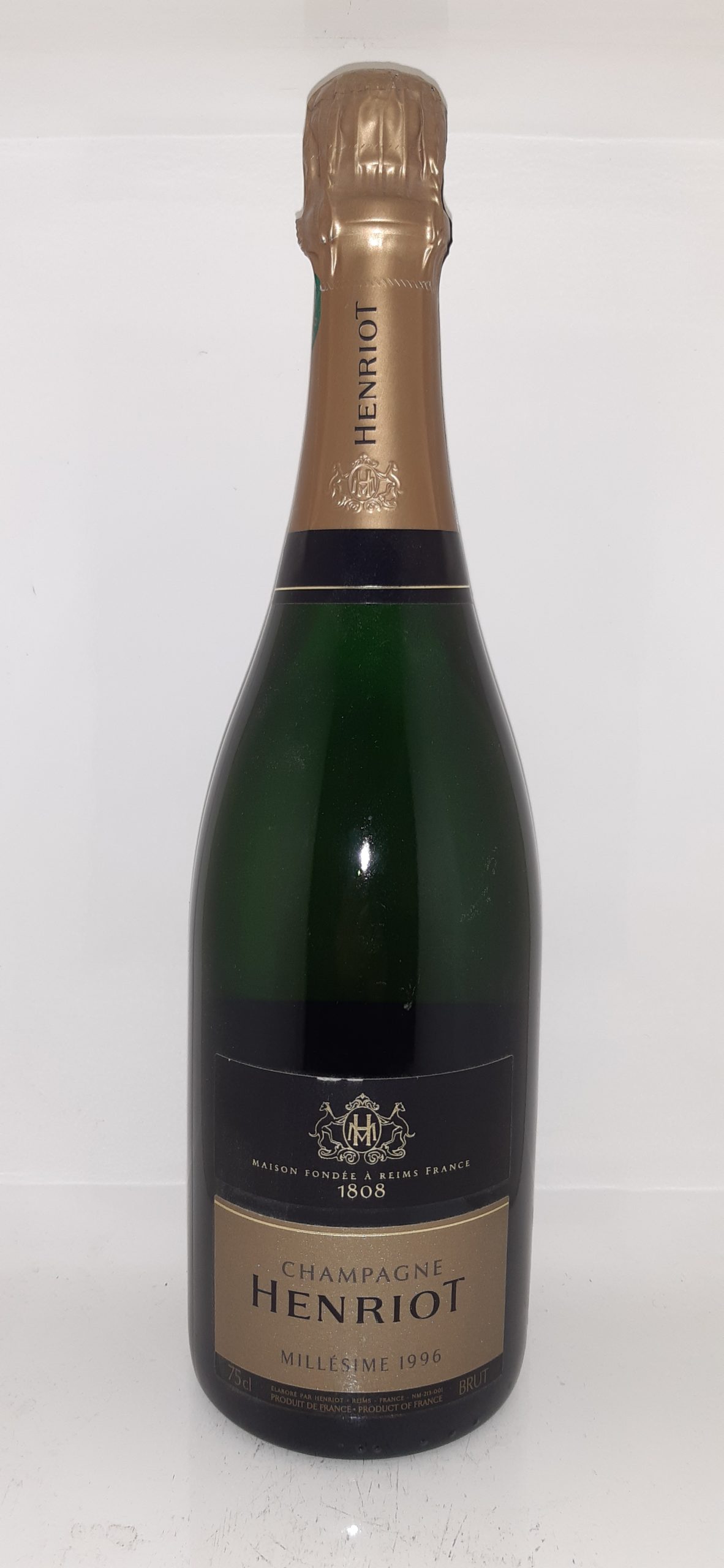 Champagne HENRIOT Millésime 1996 Brut - Vins Rouges Harmonieux pour Chaque Occasion Champagne HENRIOT Millésime 1996 Brut - Vins Rouges Harmonieux pour Chaque Occasion