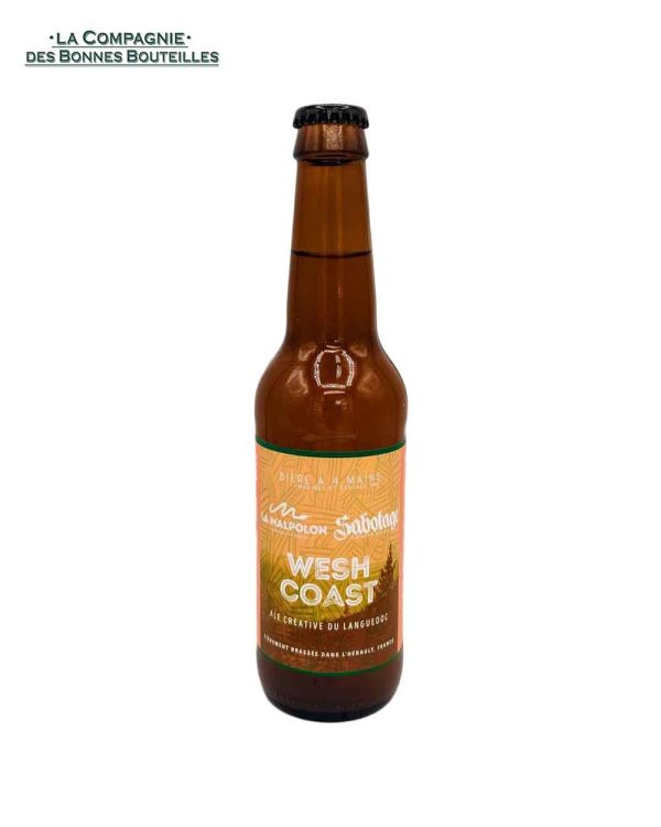 Bière Sabotage - Collab La Malpolon - Wesh Coast IPA 33 cl - Vins Rouges Harmonieux pour Chaque Occasion