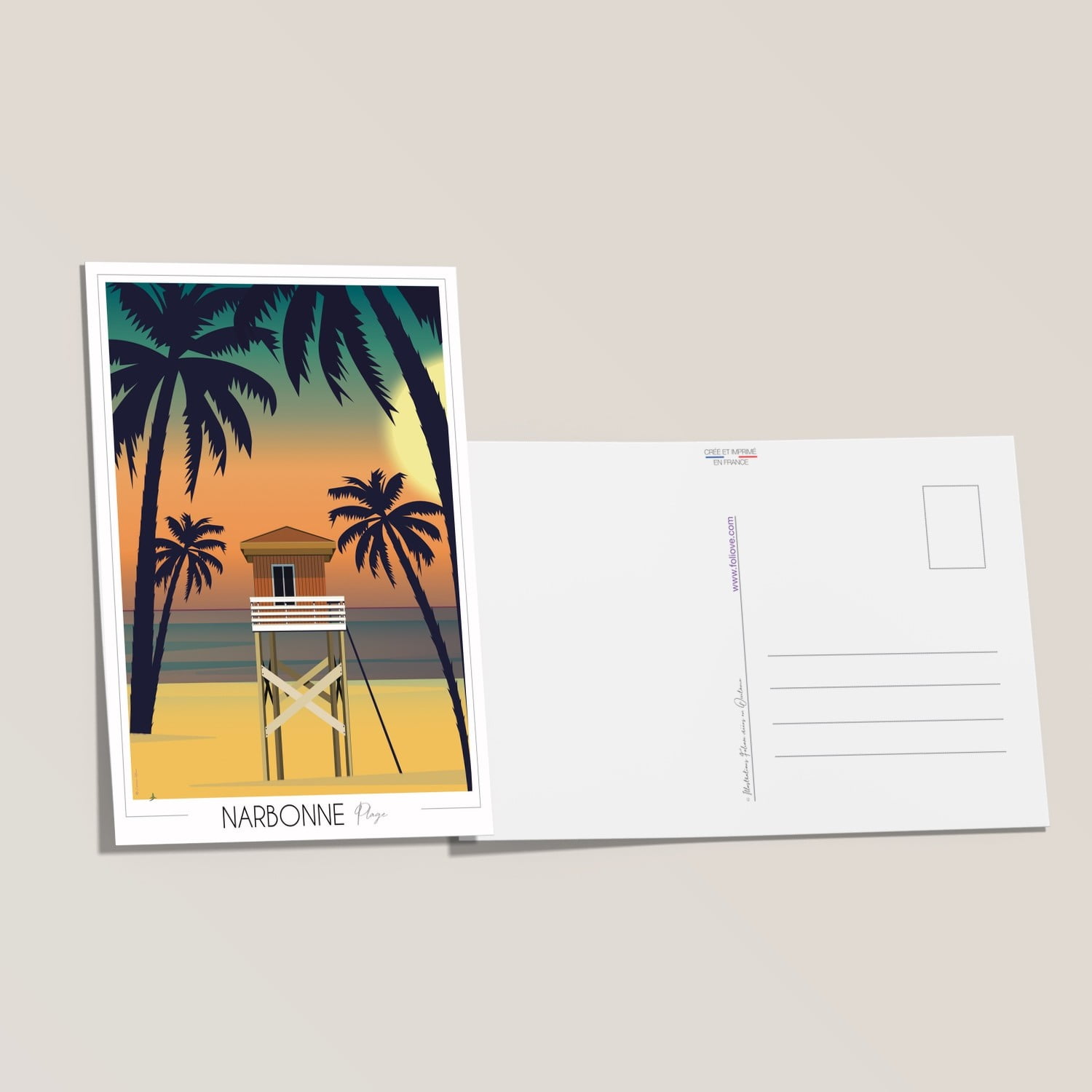 Carte postale Narbonne Plage - Vins Rouges Harmonieux pour Chaque Occasion Carte postale Narbonne Plage - Vins Rouges Harmonieux pour Chaque Occasion