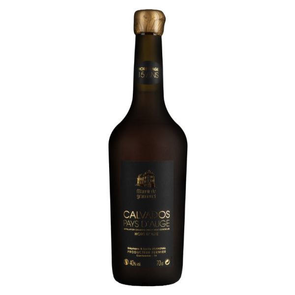 Calvados Pays d’Auge Hors d’Age 15 ans Manoir de Grandouet - Vins Rouges Harmonieux pour Chaque Occasion