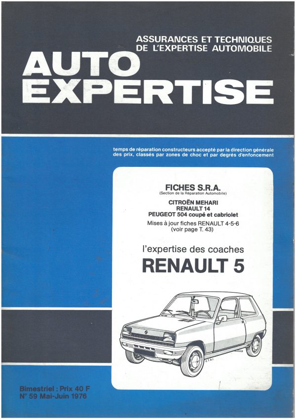 Auto Expertise N°59 – Mai/Juin 1976 - Vins Rouges Harmonieux pour Chaque Occasion