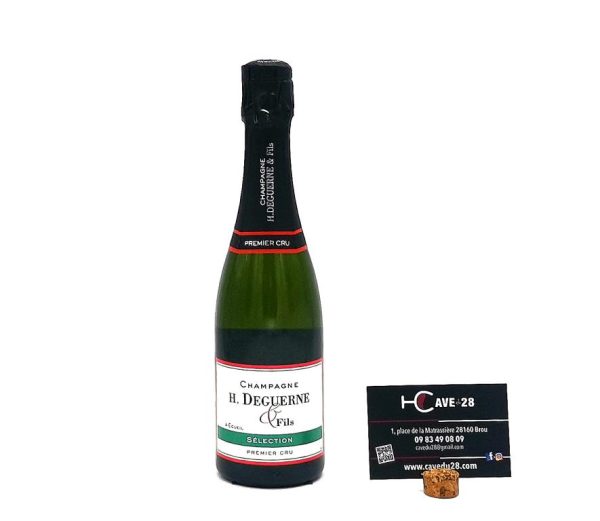 Champagne H.Deguerne – Demi bouteille- Brut - Vins Rouges Harmonieux pour Chaque Occasion