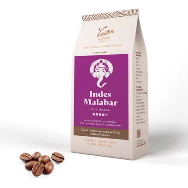 Café Indes Malabar en grains-Voisin - Vins Rouges Harmonieux pour Chaque Occasion