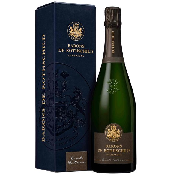 Barons de Rothschild Brut Nature Bouteille avec étui - Vins Rouges Harmonieux pour Chaque Occasion