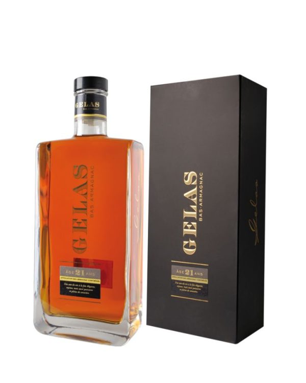 Armagnac Gelas 21 Ans Decanter 70 cl - Vins Rouges Harmonieux pour Chaque Occasion