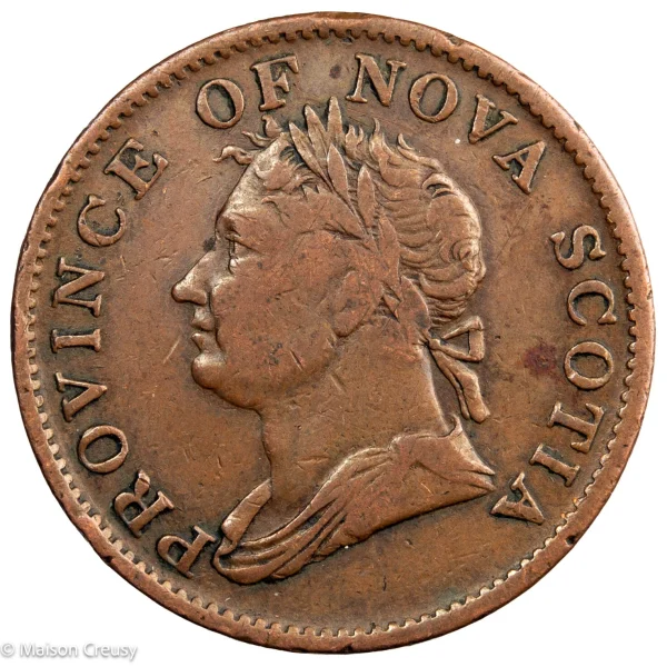 Canada Nouvelle Ecosse half penny token 1832 - Vins Rouges Harmonieux pour Chaque Occasion