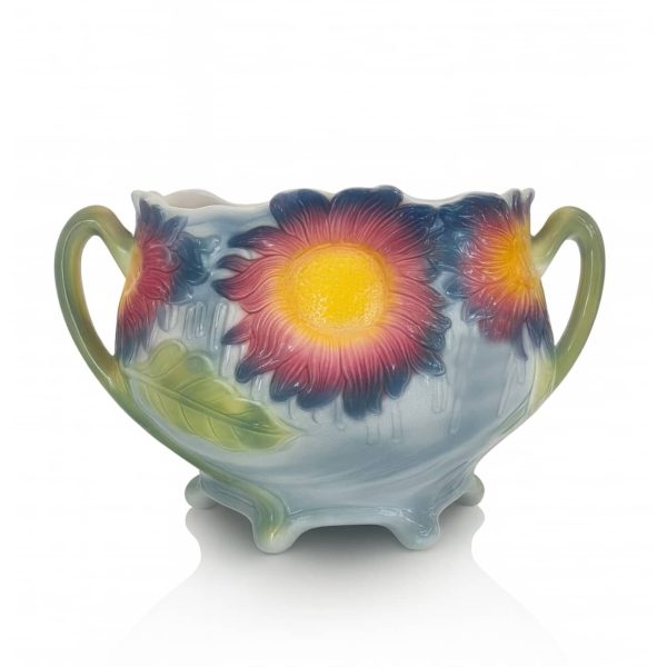 Cachepot Sunflower barbotine - Vins Rouges Harmonieux pour Chaque Occasion