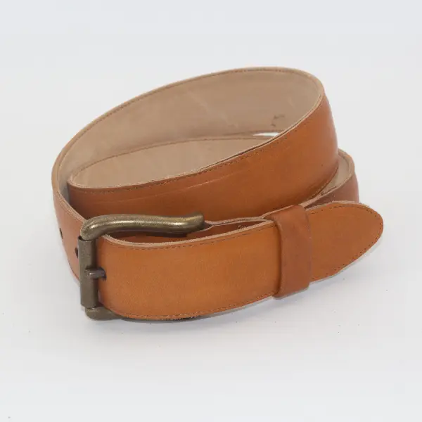 Ceinture en cuir – Naturel - Vins Rouges Harmonieux pour Chaque Occasion
