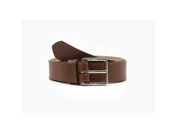 Ceinture cuir gold doublé, boucle inox carrée 5100 Choisir - Vins Rouges Harmonieux pour Chaque Occasion