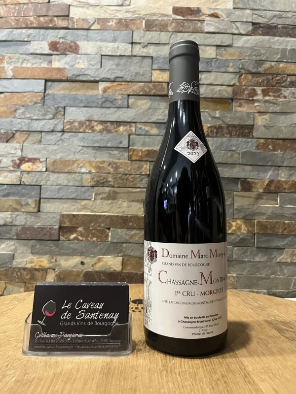 Chassagne-Montrachet 1er Cru « Morgeot » Rouge 2022 Domaine Marc MOREY - Vins Rouges Harmonieux pour Chaque Occasion