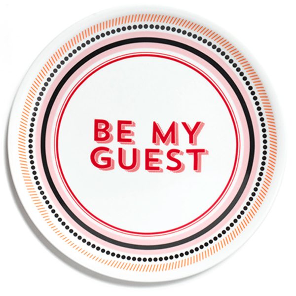 Assiette a pizza « BE MY GUEST » Ø 32 cm bitossi - Vins Rouges Harmonieux pour Chaque Occasion