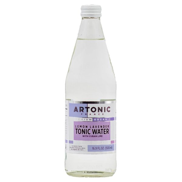 Artonic – Lemon Lavender Tonic Water Bio – Pack 12x50cl - Vins Rouges Harmonieux pour Chaque Occasion