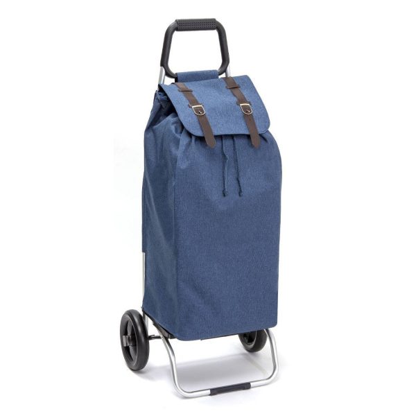 Chariot de courses pliable Carlux – Sac 55L imperméable – Jean Strap - Vins Rouges Harmonieux pour Chaque Occasion