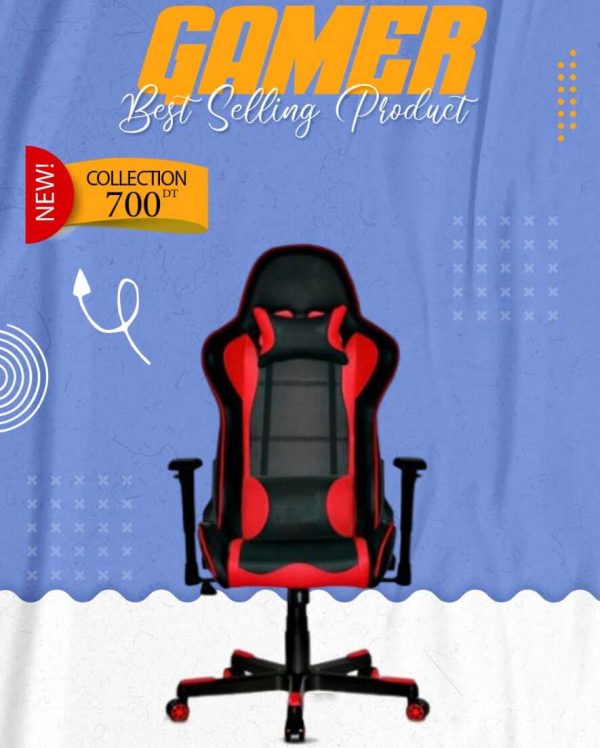 Chaise Pilote GAMER - Vins Rouges Harmonieux pour Chaque Occasion
