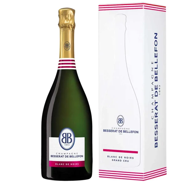 Besserat de Bellefon Blanc de Noirs Grand Cru bouteille avec étui - Vins Rouges Harmonieux pour Chaque Occasion