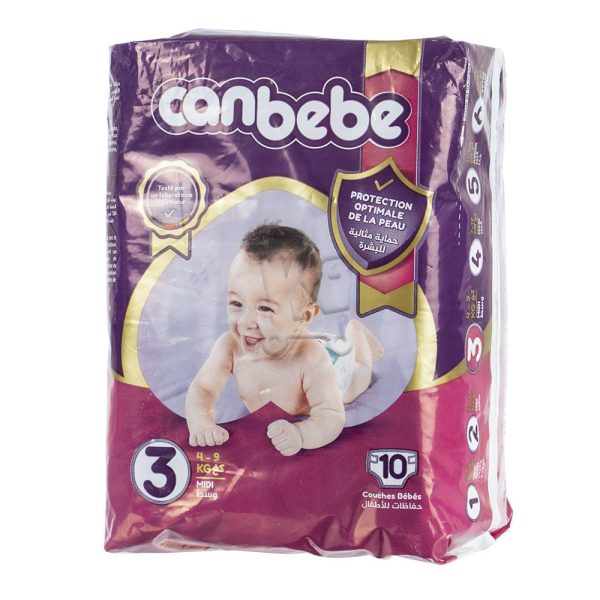 Canbebe Couches Bébé Taille 3 Midi (10 Pièces) - Vins Rouges Harmonieux pour Chaque Occasion