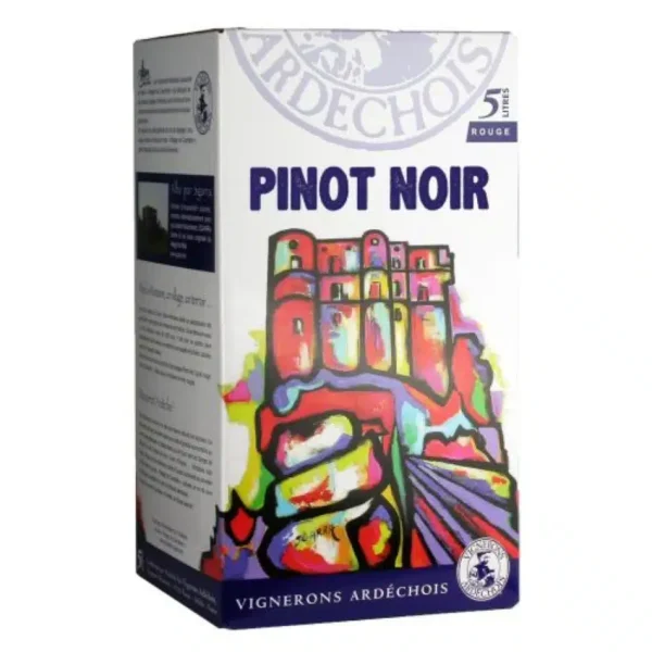 Bib 5L Pinot Noir – Vignerons Ardéchois - Vins Rouges Harmonieux pour Chaque Occasion