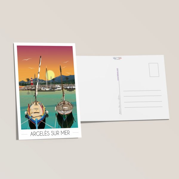 Carte postale Argelès sur Mer Port - Vins Rouges Harmonieux pour Chaque Occasion