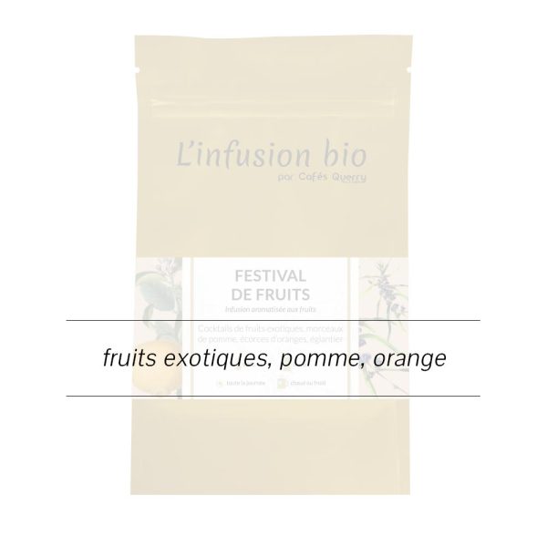 Cafés Querry recharge Festival de Fruits bio 100g - Vins Rouges Harmonieux pour Chaque Occasion