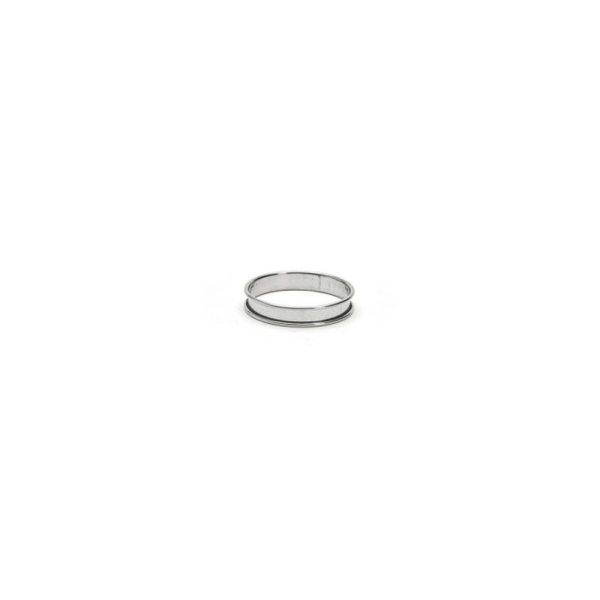 Cercle à tarte DE BUYER en inox perforé 10cm hauteur 2cm - Vins Rouges Harmonieux pour Chaque Occasion