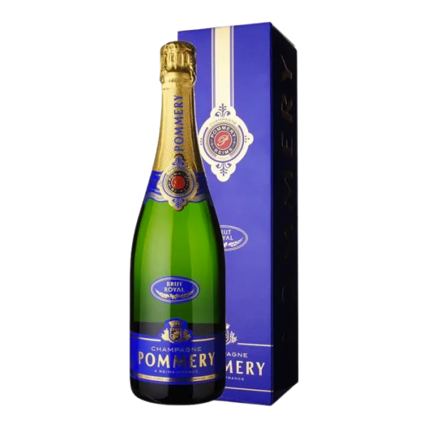 Champagne Pommery – Brut Royal – 75cl – Etui - Vins Rouges Harmonieux pour Chaque Occasion