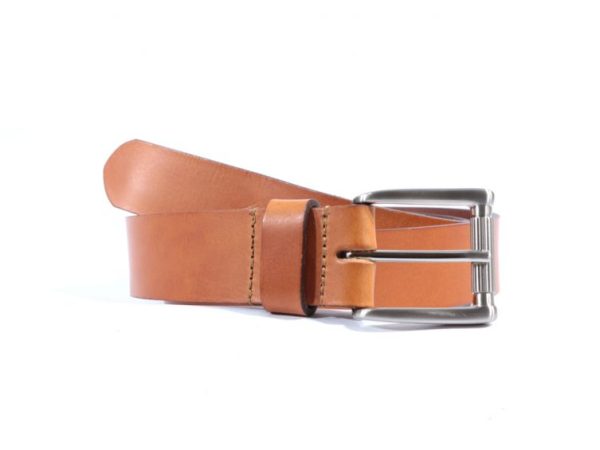 Ceinture cuir marron Gold, boucle massive satinée poli 4040 Choisir - Vins Rouges Harmonieux pour Chaque Occasion
