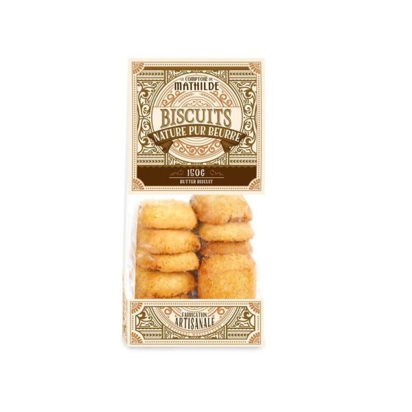 Biscuits nature pur beurre 150gr Le Comptoir de Mathilde - Vins Rouges Harmonieux pour Chaque Occasion