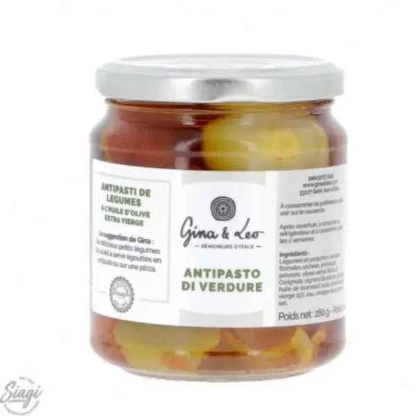 Antipasto Di Verdure – 280g - Vins Rouges Harmonieux pour Chaque Occasion