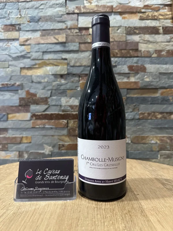Chambolle-Musigny 1er Cru « les Groseilles » 2023 Domaine Anne et Hervé SIGAUT - Vins Rouges Harmonieux pour Chaque Occasion
