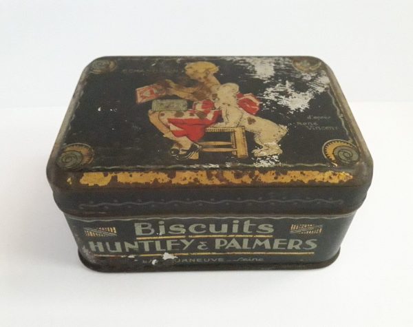 Boîte publicitaire biscuit Huntley et Palmers - Vins Rouges Harmonieux pour Chaque Occasion