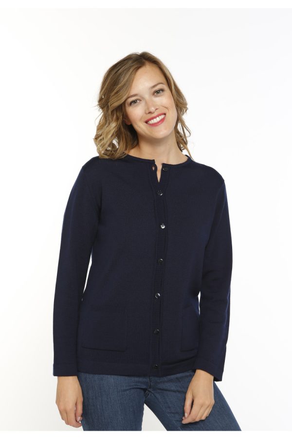 Cardigan en laine Made in France - Vins Rouges Harmonieux pour Chaque Occasion