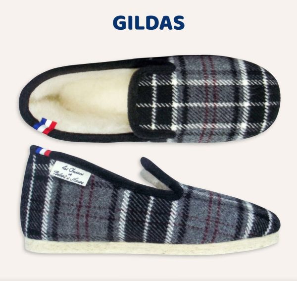 Charentaises motif écossais Gildas - Vins Rouges Harmonieux pour Chaque Occasion