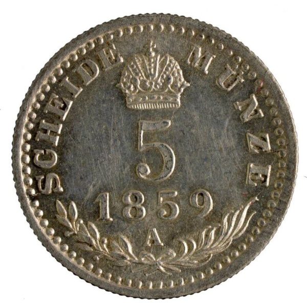 Autriche 5 Kreuzer 1859 A - Vins Rouges Harmonieux pour Chaque Occasion