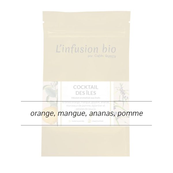 Cafés Querry recharge Cocktail des îles bio 100g - Vins Rouges Harmonieux pour Chaque Occasion
