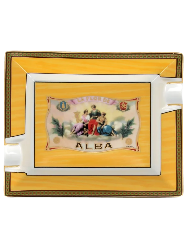 Cendrier Elie Bleu Alba Jaune - Vins Rouges Harmonieux pour Chaque Occasion