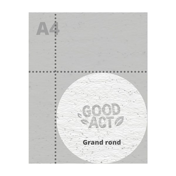 Carte à planter grand rond - Vins Rouges Harmonieux pour Chaque Occasion