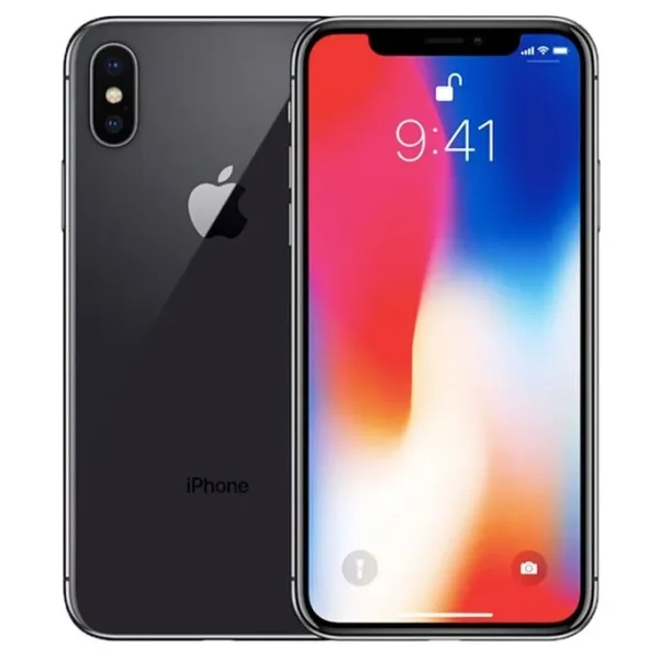 Apple IPhone X – 5.8  » – 3Go – 64 Go – 12 Mpx – 7 Mpx – 4G – Noir – Reconditionné - Vins Rouges Harmonieux pour Chaque Occasion