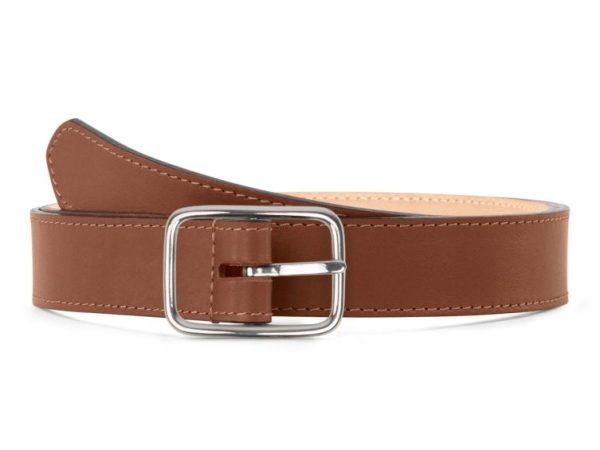 Ceinture premium cuir chic gold, boucle rectangulaire, classique, argentée – 30mm – 5131 Choisir - Vins Rouges Harmonieux pour Chaque Occasion