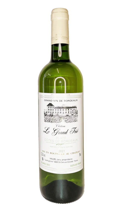 Blaye Côtes de Bordeaux (blanc) / Château Le Grand Trié - Vins Rouges Harmonieux pour Chaque Occasion