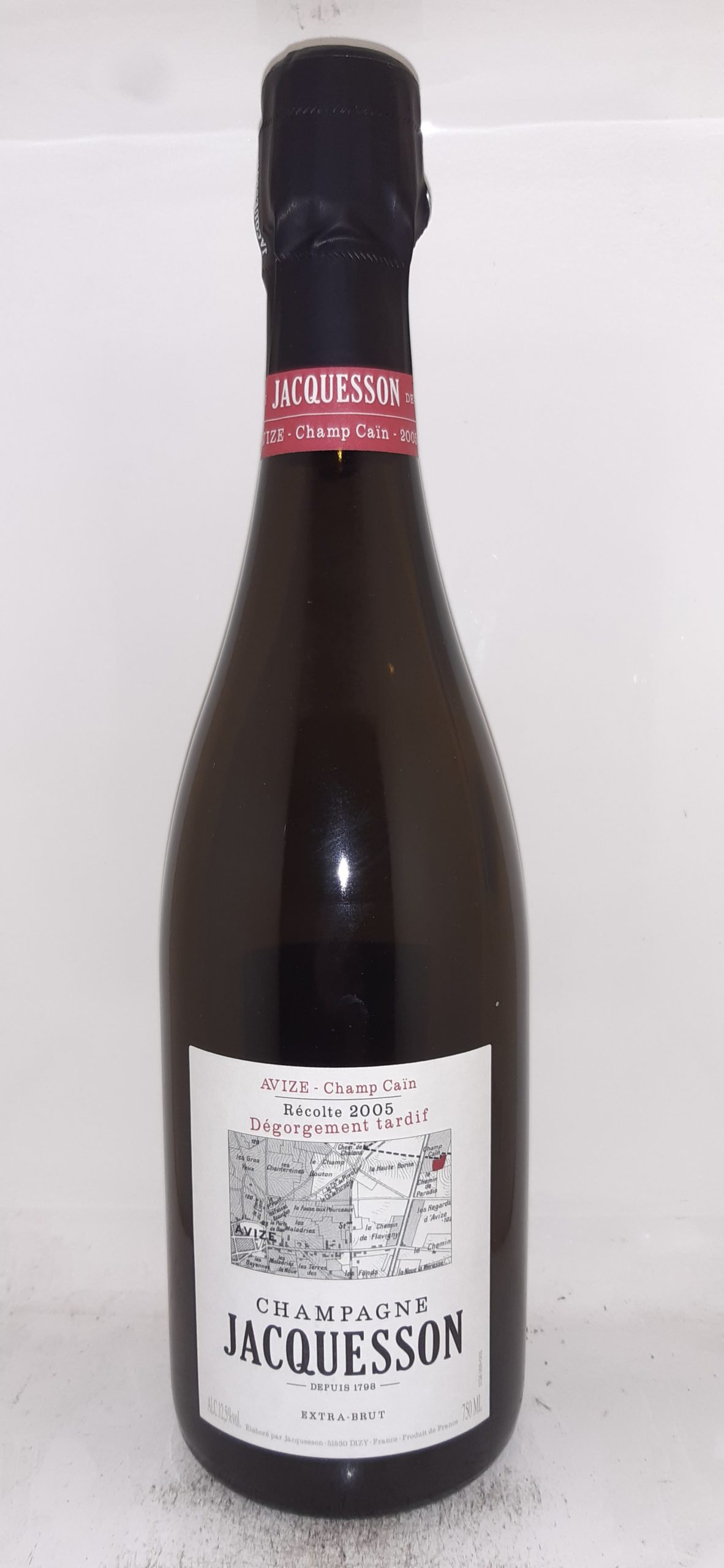Champagne JACQUESSON Avize Champ Cain 2005 D.T Brut Nature - Vins Rouges Harmonieux pour Chaque Occasion Champagne JACQUESSON Avize Champ Cain 2005 D.T Brut Nature - Vins Rouges Harmonieux pour Chaque Occasion